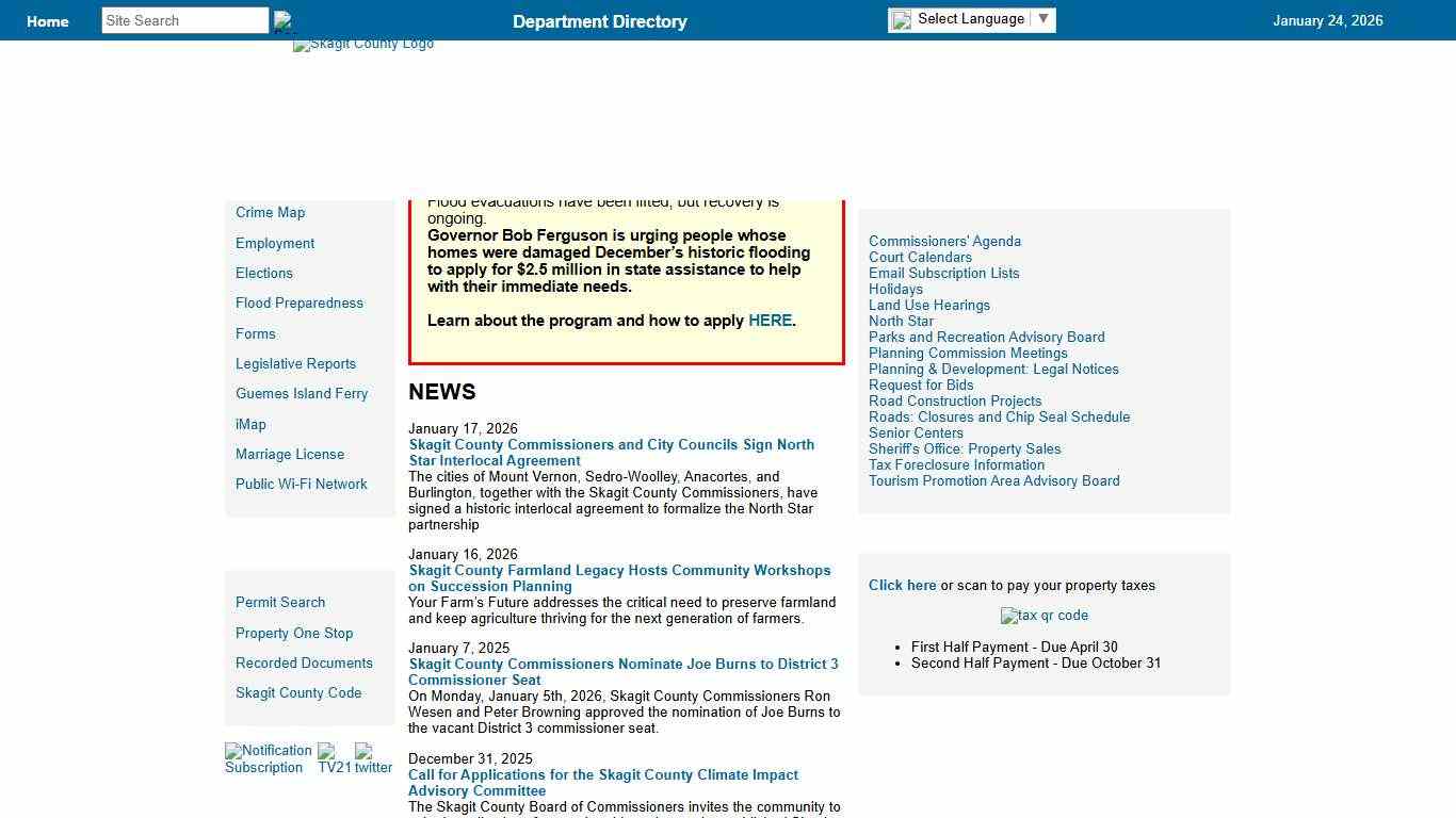 Skagit County Government Home Page